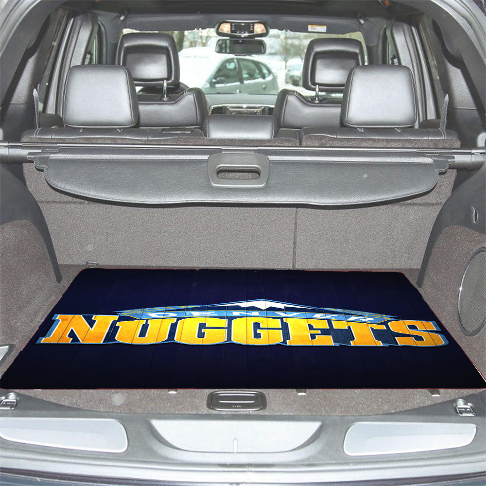 Denver Nuggets Hardwood Car Trunk Mat Non Slip