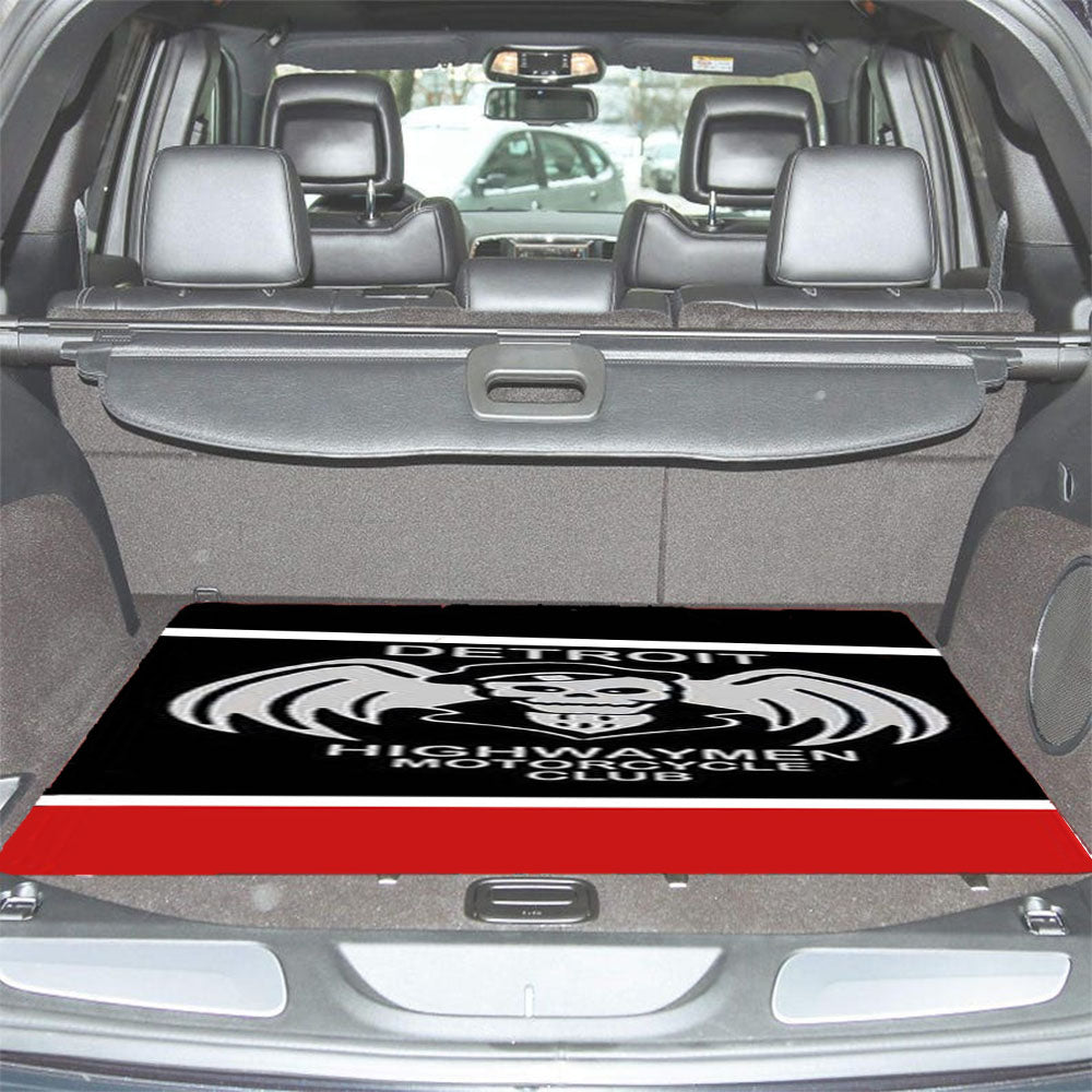 Detroit Highwaymen Motorcycle Club Car Trunk Mat Non Slip