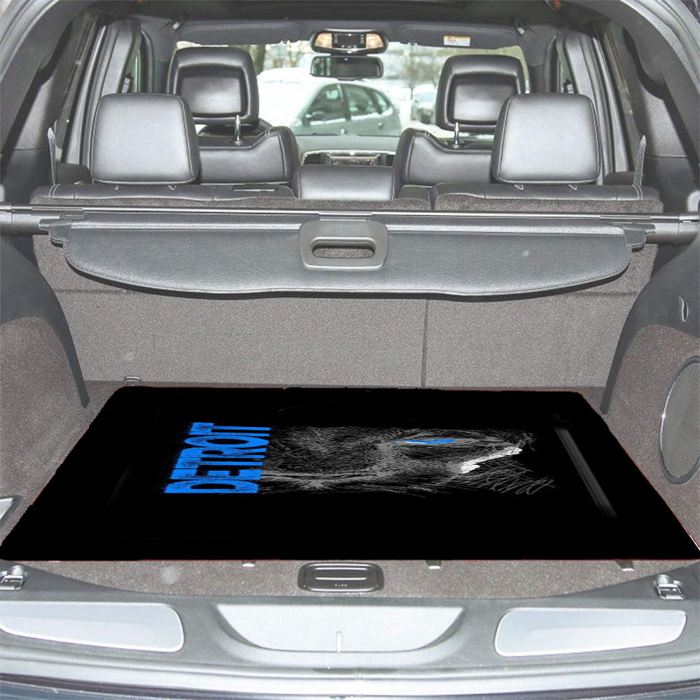 Detroit Lion Llc Motor City Vintage Cars Car Trunk Mat Non Slip