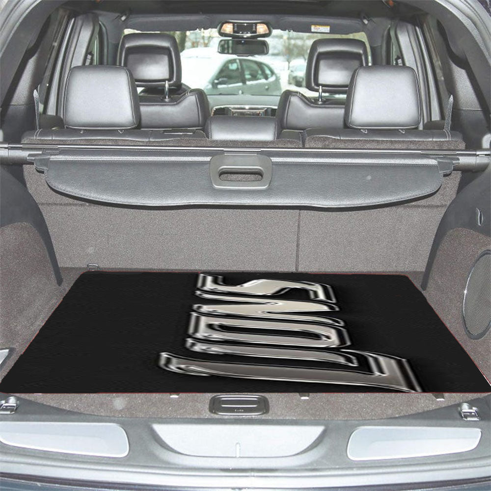 Detroit Lions Chrome Car Trunk Mat Non Slip
