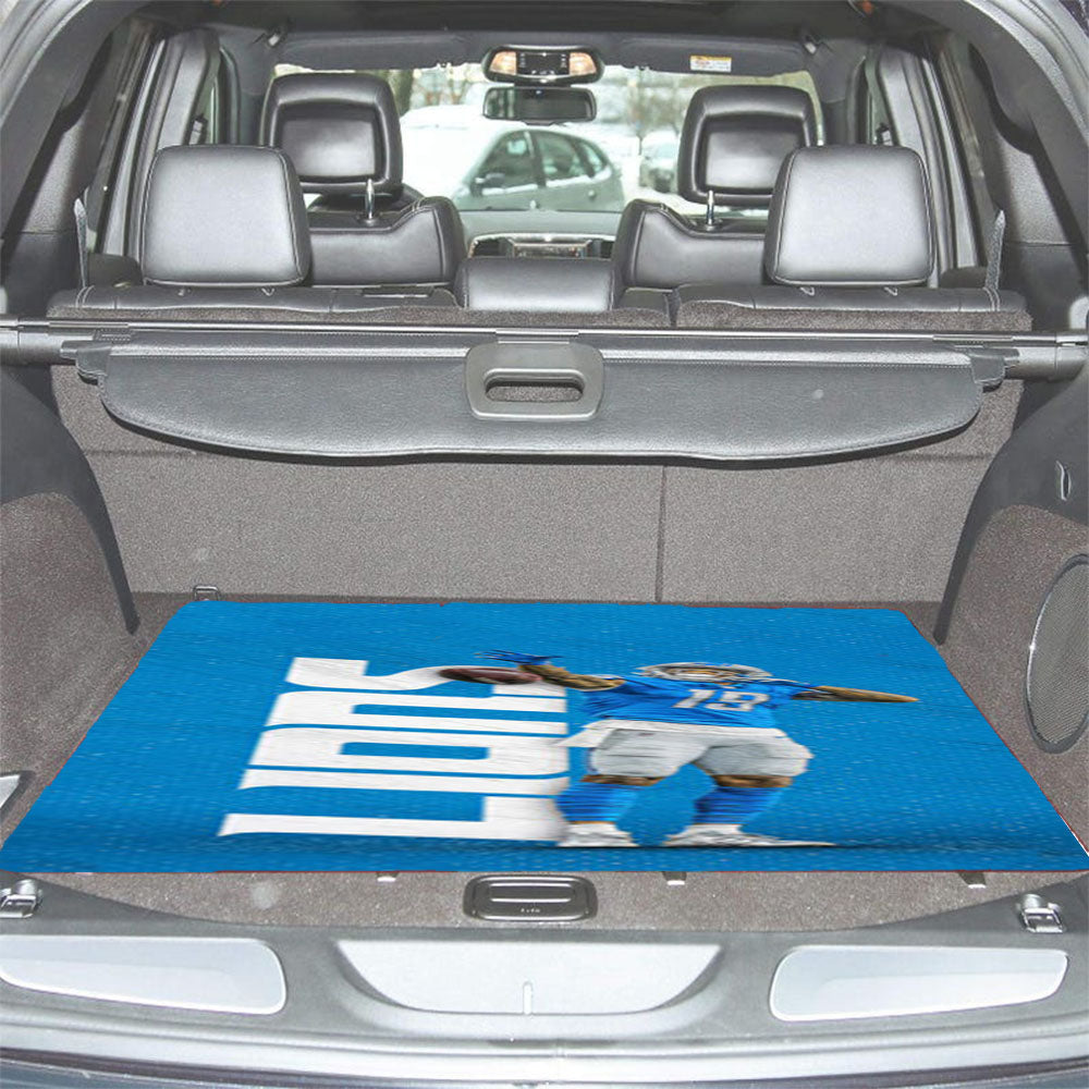 Detroit Lions Nfl Car Trunk Mat Non Slip