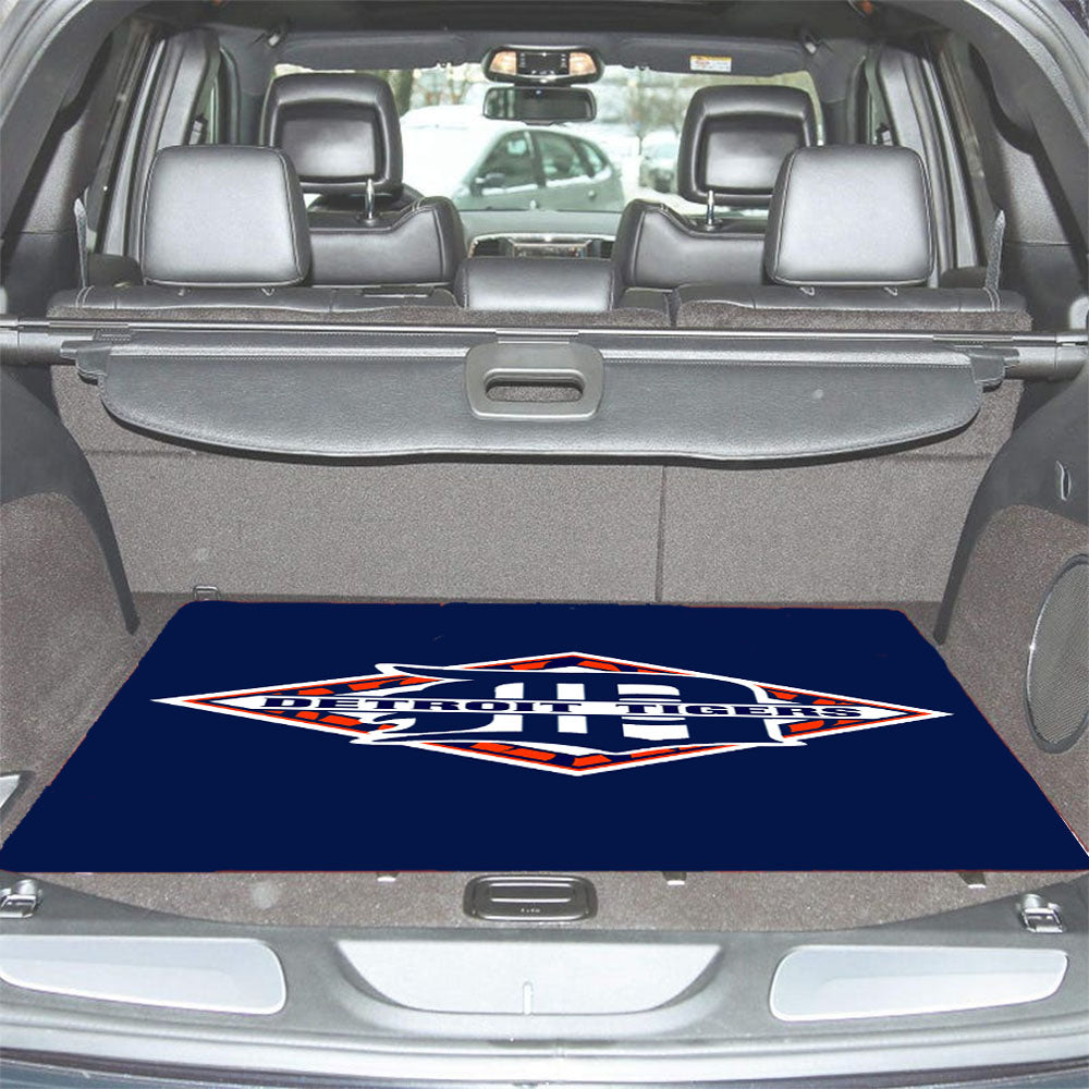 Detroit Logo Car Trunk Mat Non Slip
