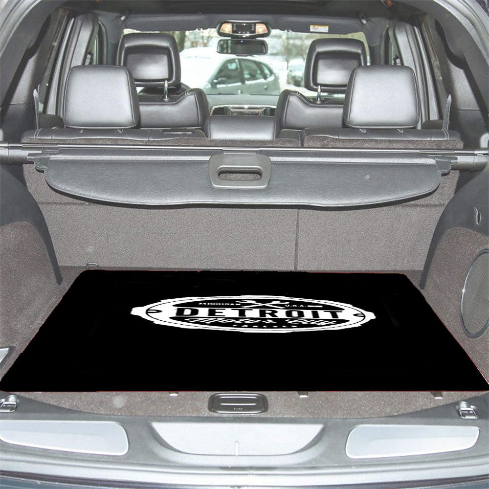 Detroit Motor City Forever Michigan Rock City Car Trunk Mat Non Slip