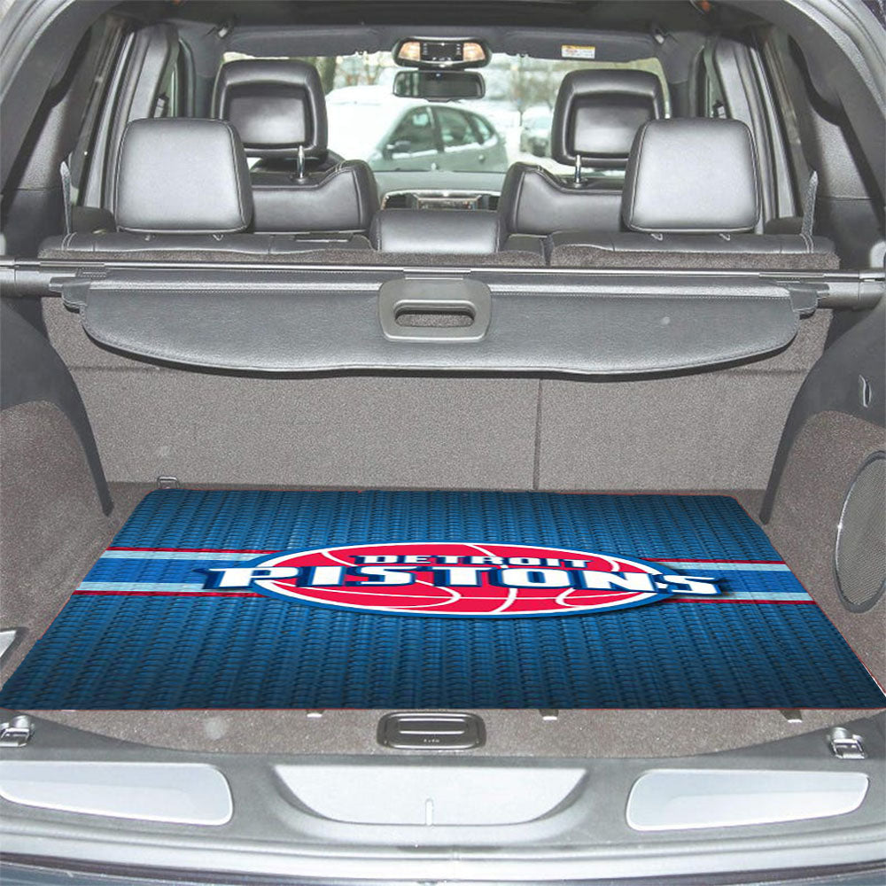 Detroit Pistons Detroit Pistons Car Trunk Mat Non Slip