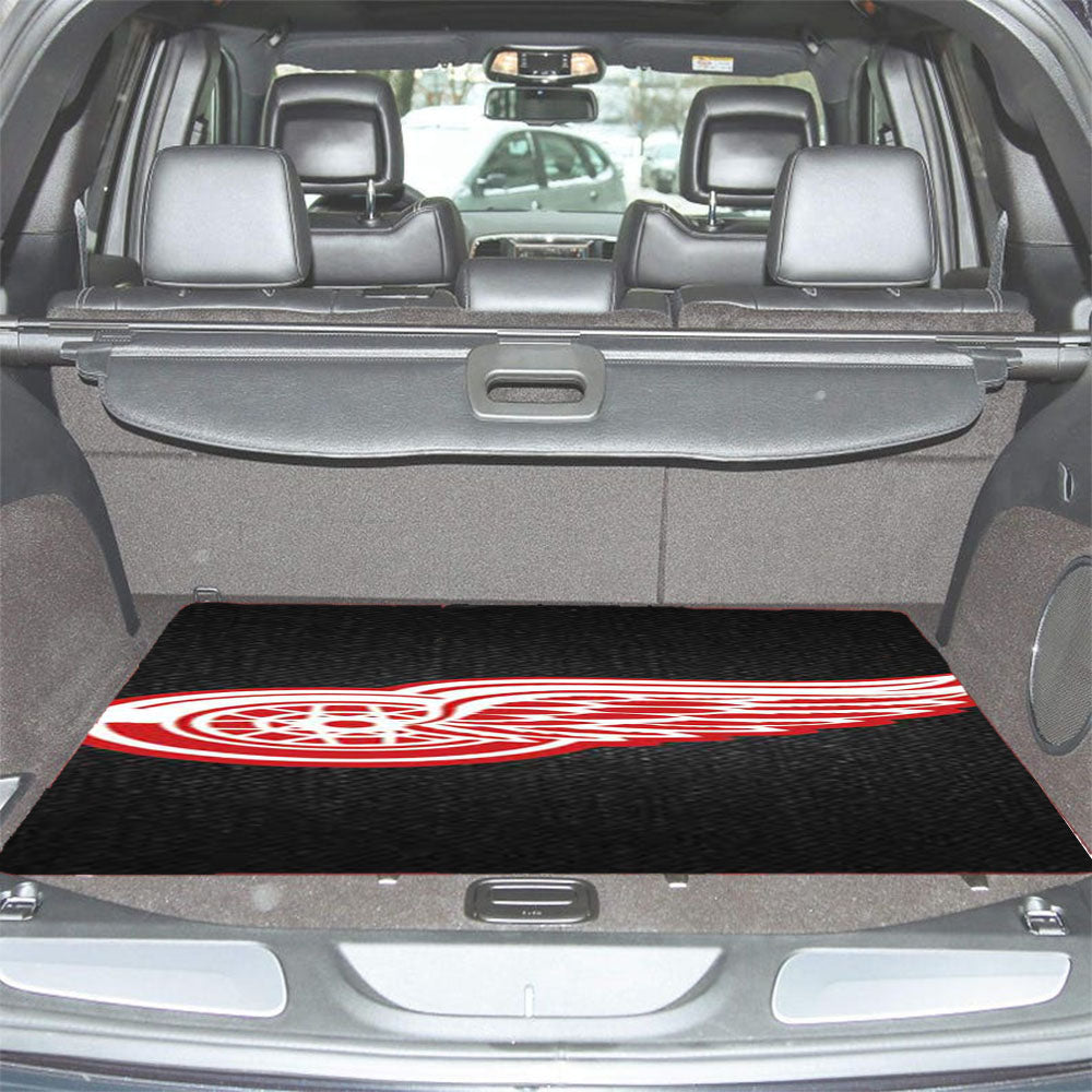 Detroit Red Wings Denim Car Trunk Mat Non Slip