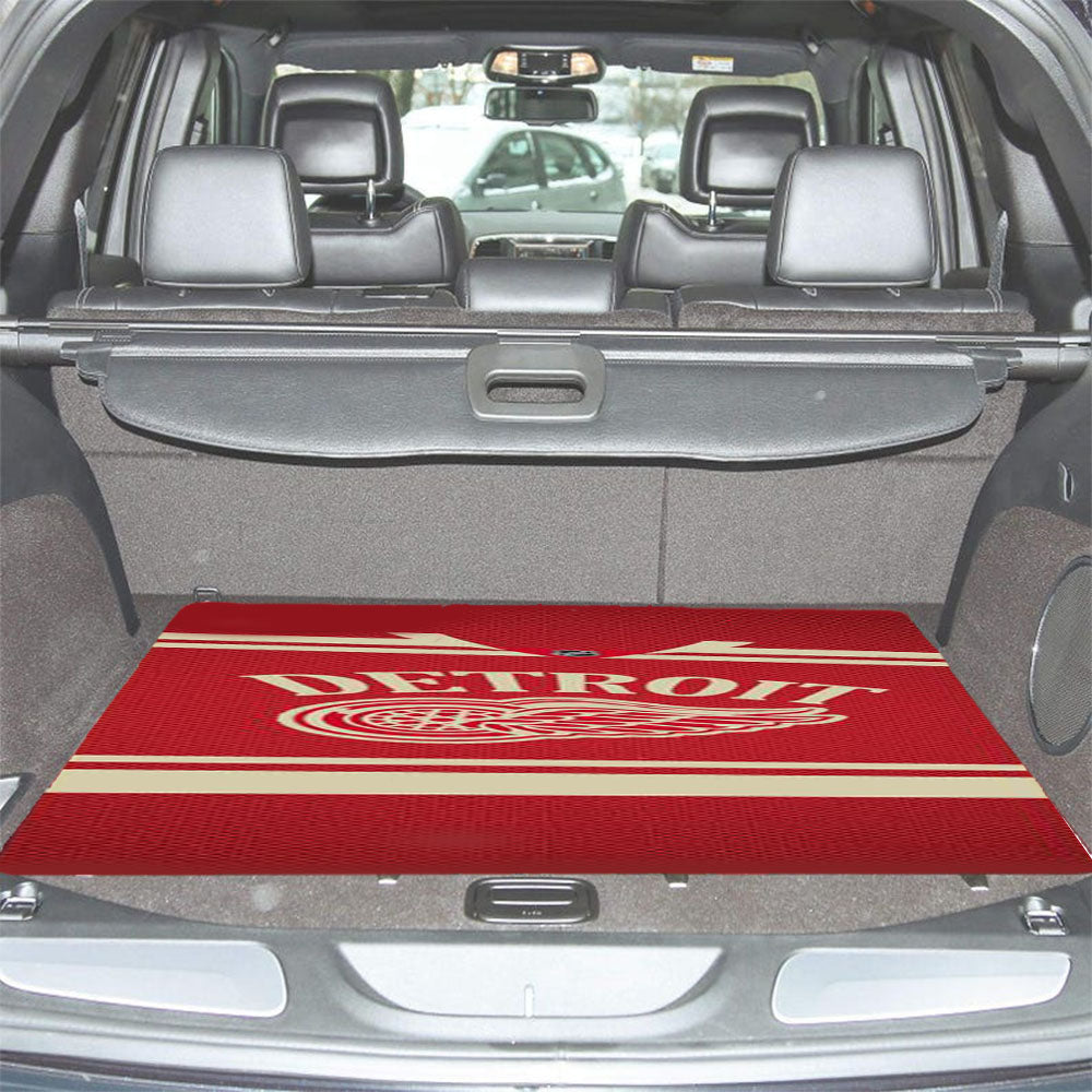 Detroit Red Wings Nhl Car Trunk Mat Non Slip