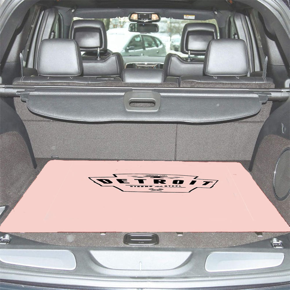 Detroit Strong As Steel Michigan State Car Trunk Mat Non Slip