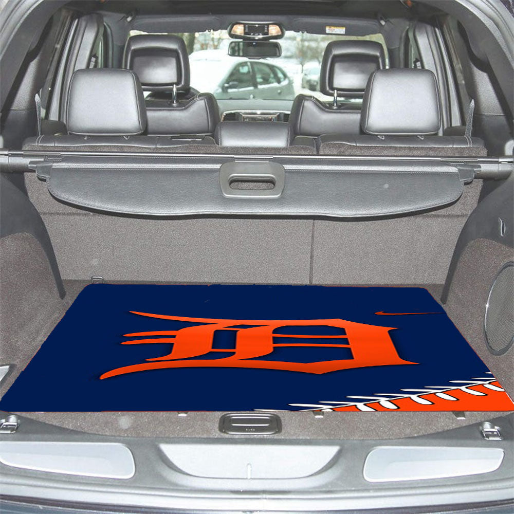 Detroit Tigers 89 Car Trunk Mat Non Slip