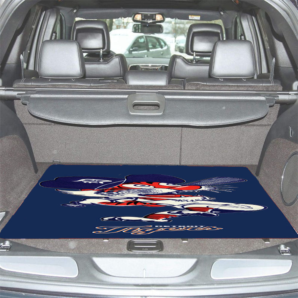 Detroit Tigers Baseball 2 Car Trunk Mat Non Slip