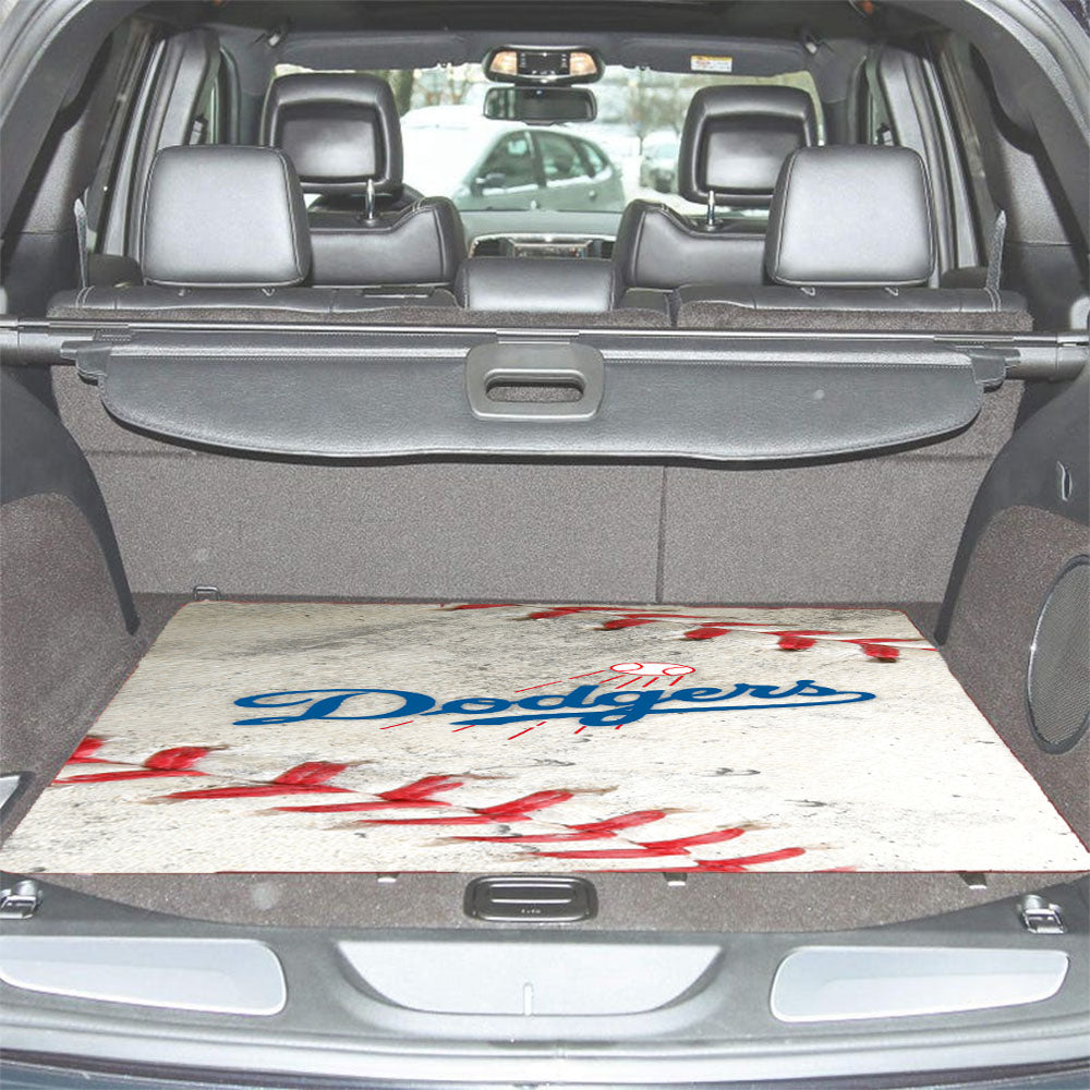 Dodgers Logo Baseball Ball Car Trunk Mat Non Slip