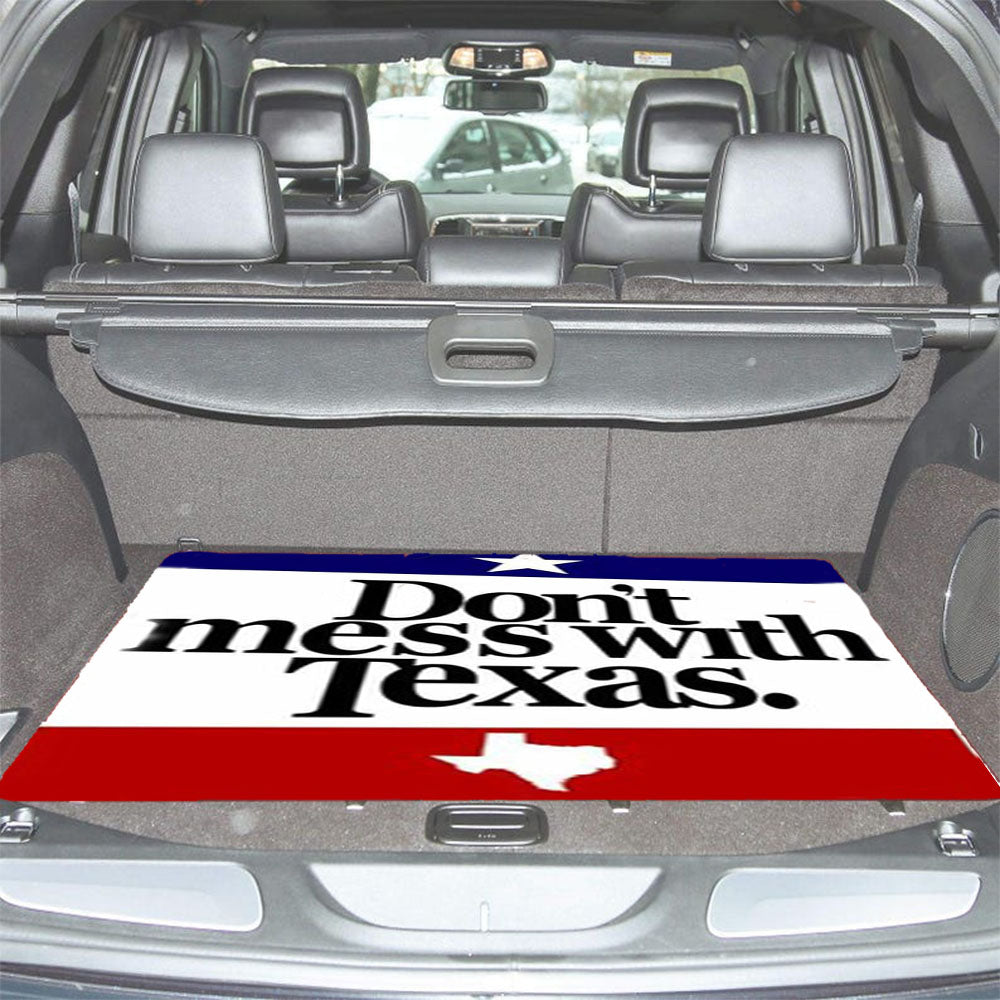 Don'T Mess With Texas Car Trunk Mat Non Slip