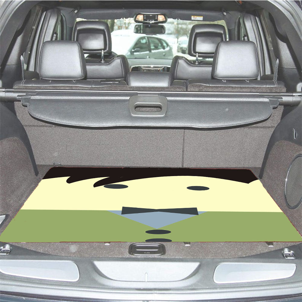 Dr Who Face Car Trunk Mat Non Slip