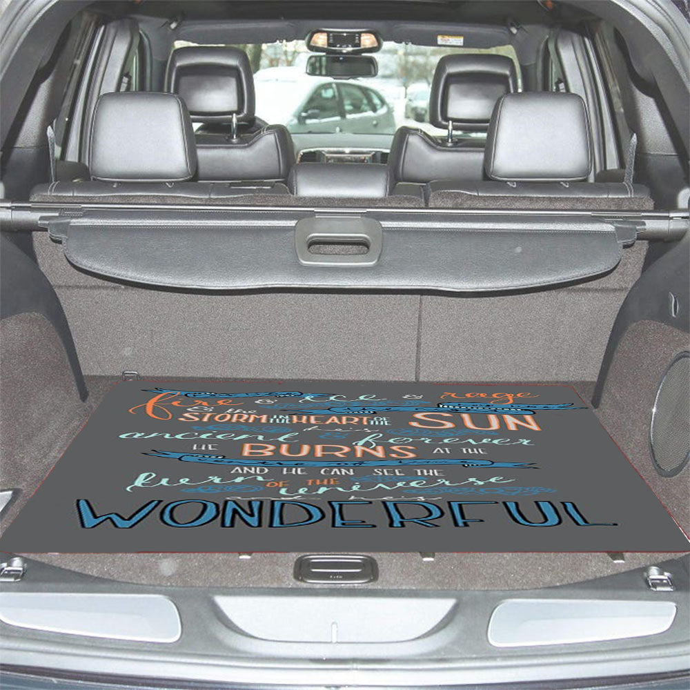 Dr Who Quotes Car Trunk Mat Non Slip