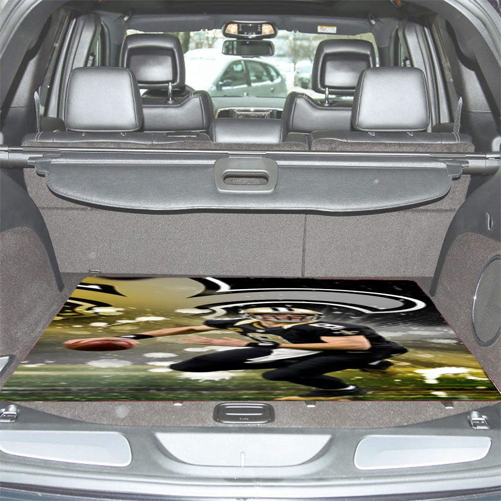 Drew Brees New Orleans Saints Nfl Car Trunk Mat Non Slip