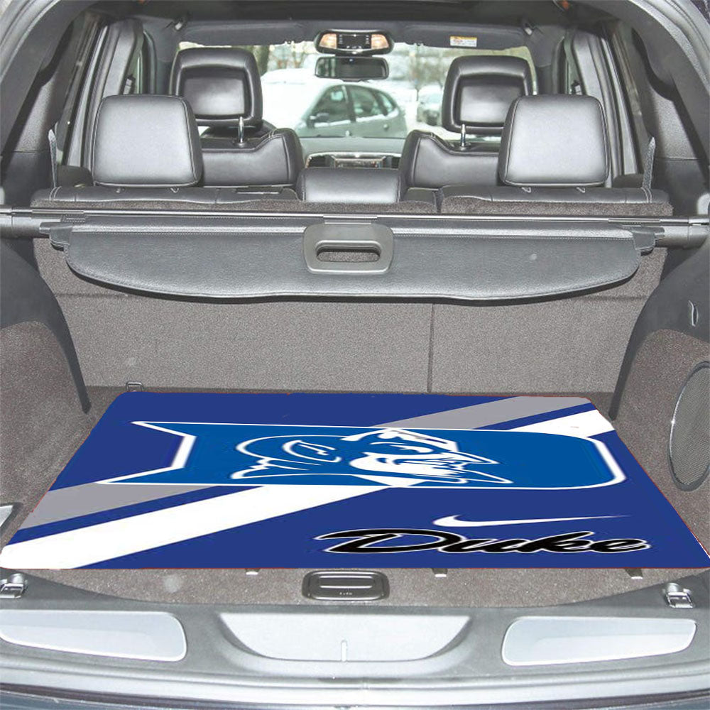 Duke Blue Devils Logo Stripes Nike Car Trunk Mat Non Slip