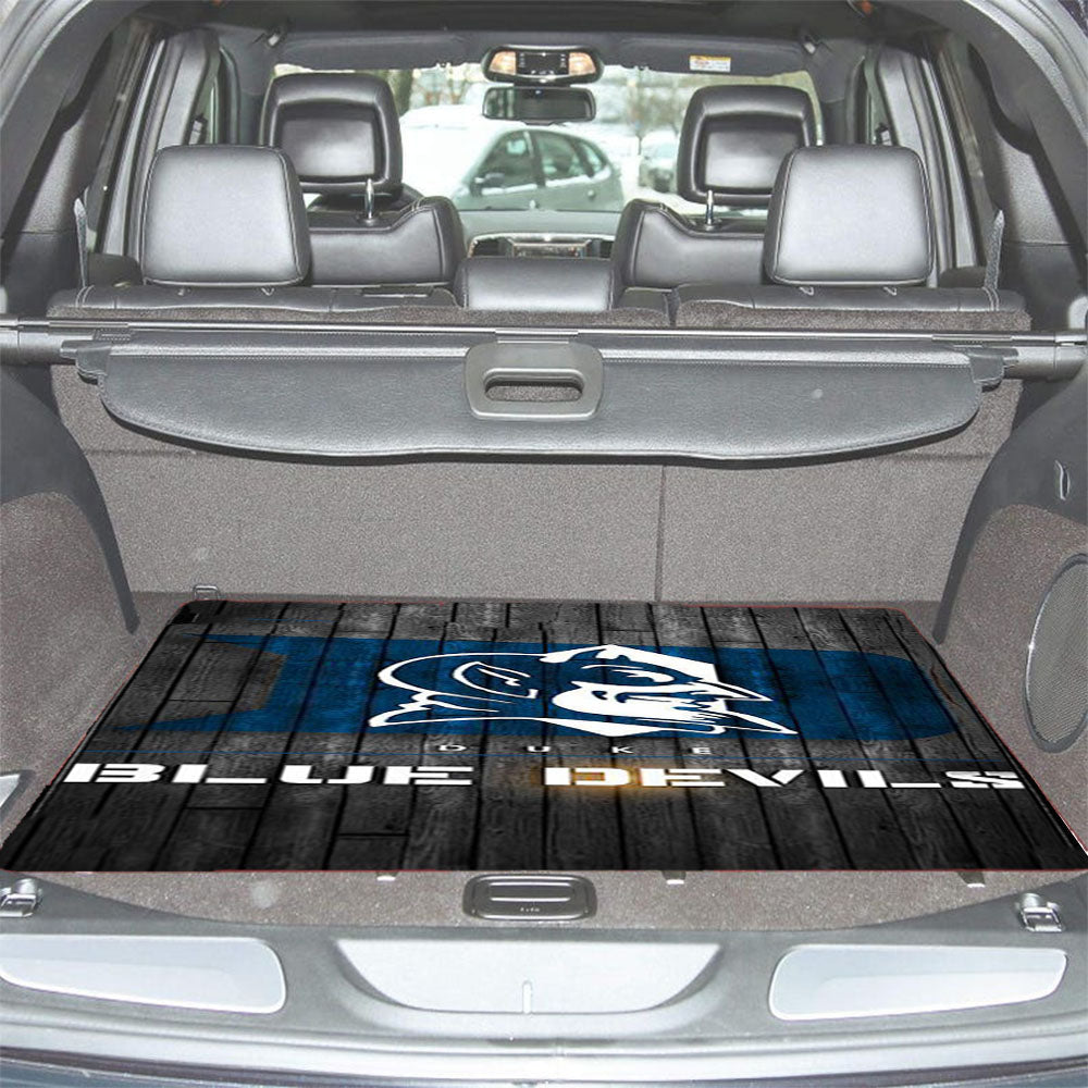 Duke Blue Devils Logos Car Trunk Mat Non Slip