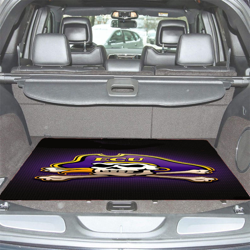 East Carolina Pirates 1 Car Trunk Mat Non Slip