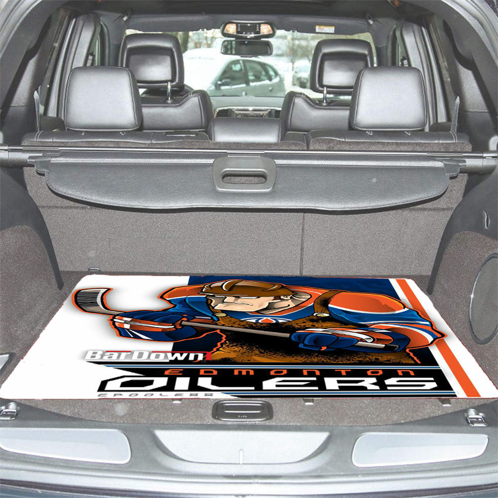 Edmonton Dilers Nhl Hockey Car Trunk Mat Non Slip