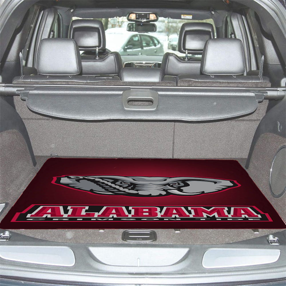 Elephant Alabama Crimson Tide Car Trunk Mat Non Slip