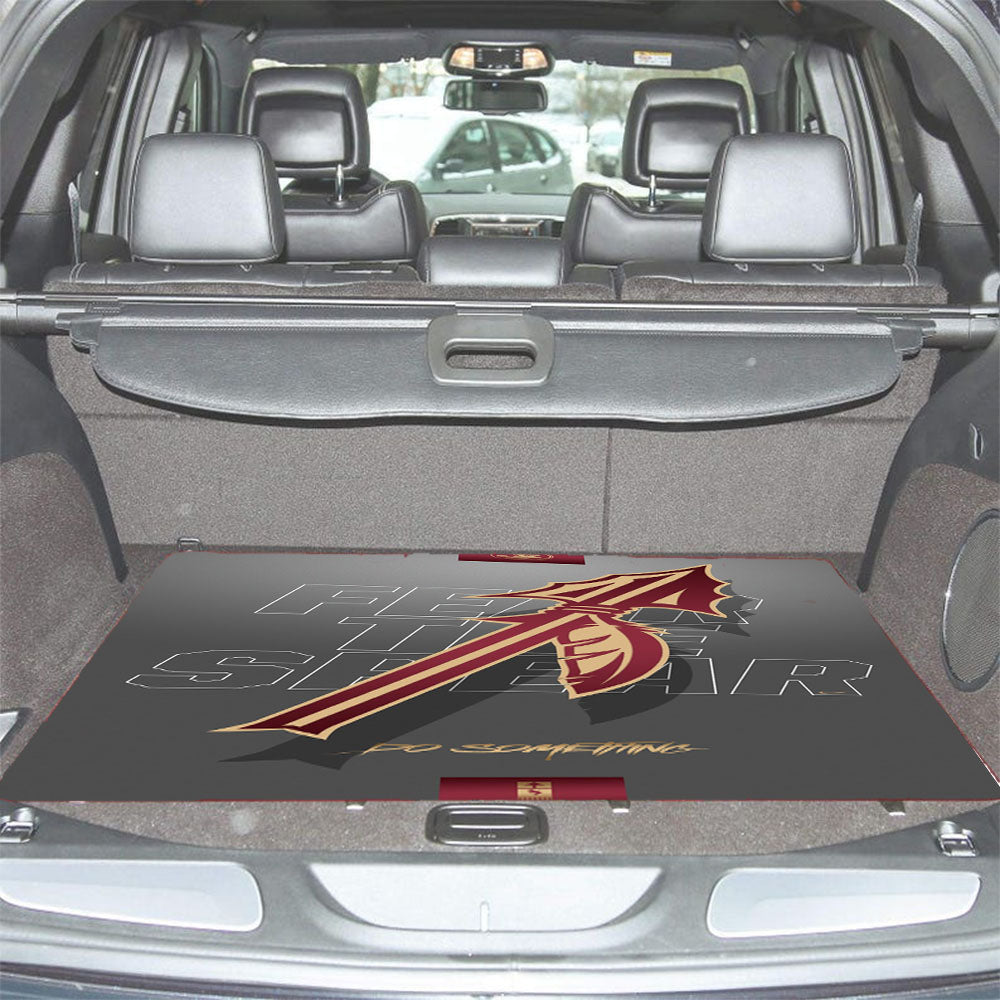 Fear The Spear Do Something Grey Fsu Wallpaper Car Trunk Mat Non Slip