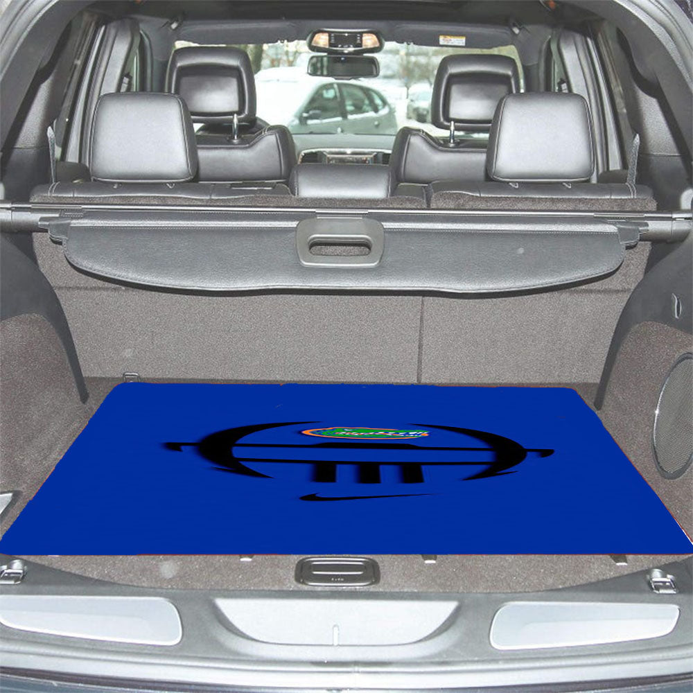Florida Gators Helmet Blue Car Trunk Mat Non Slip