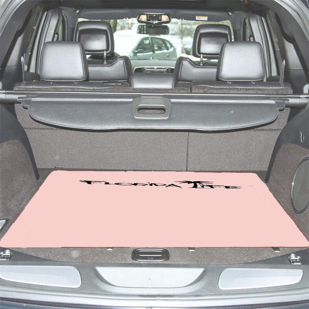 Florida Grown Life Palm Tree Beach Car Trunk Mat Non Slip
