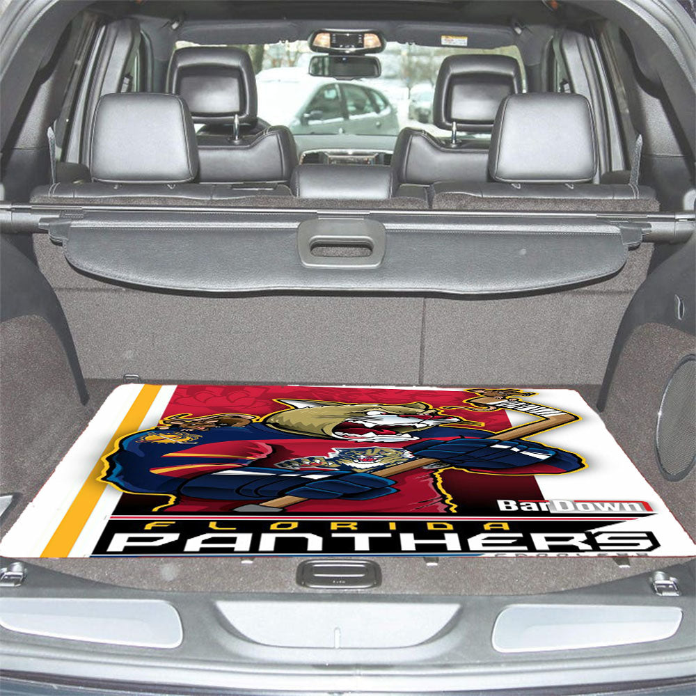Florida Panthers Hockey Car Trunk Mat Non Slip