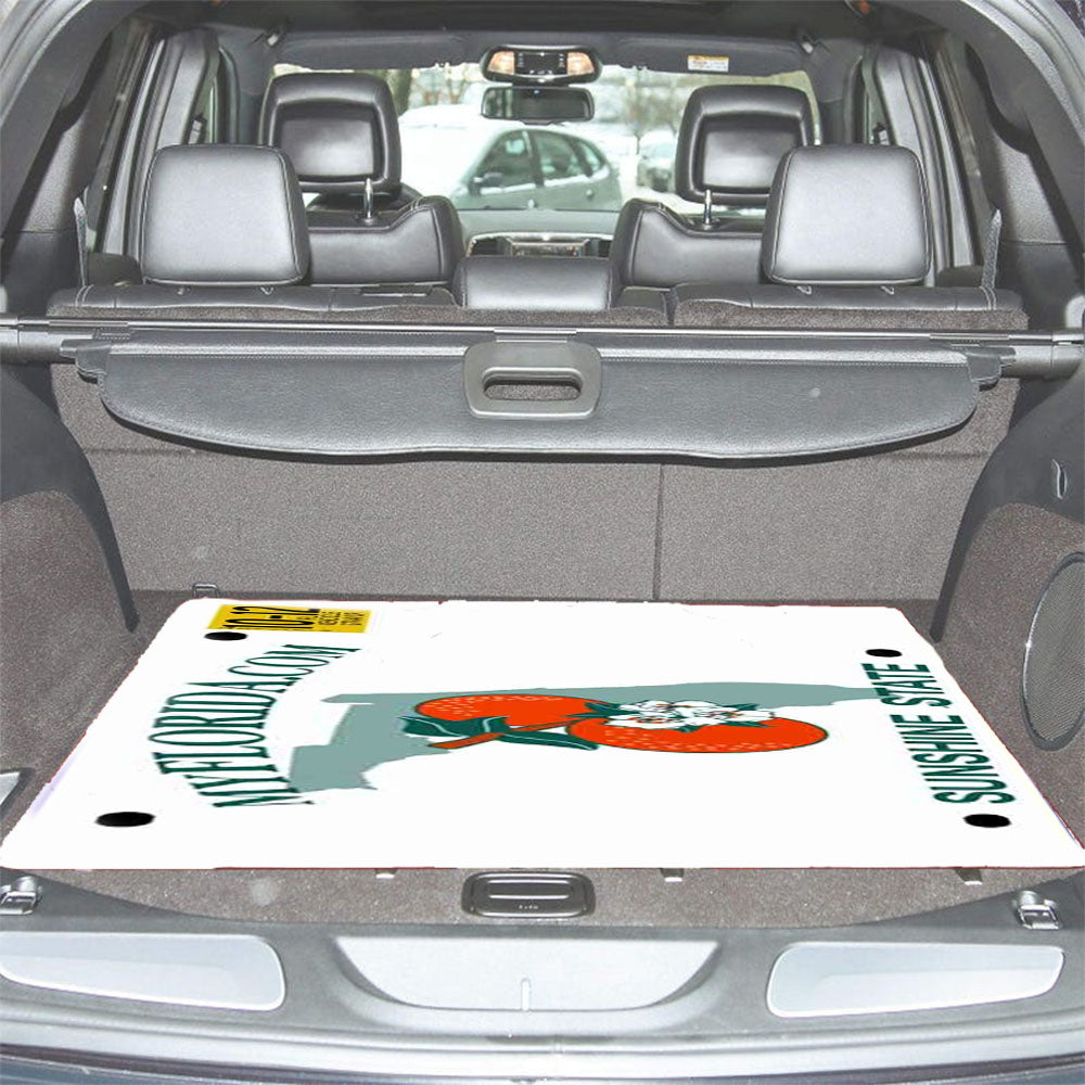 Florida Plate Car Trunk Mat Non Slip