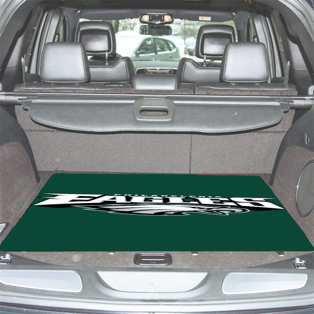 Font Philadelphia Eagles Car Trunk Mat Non Slip