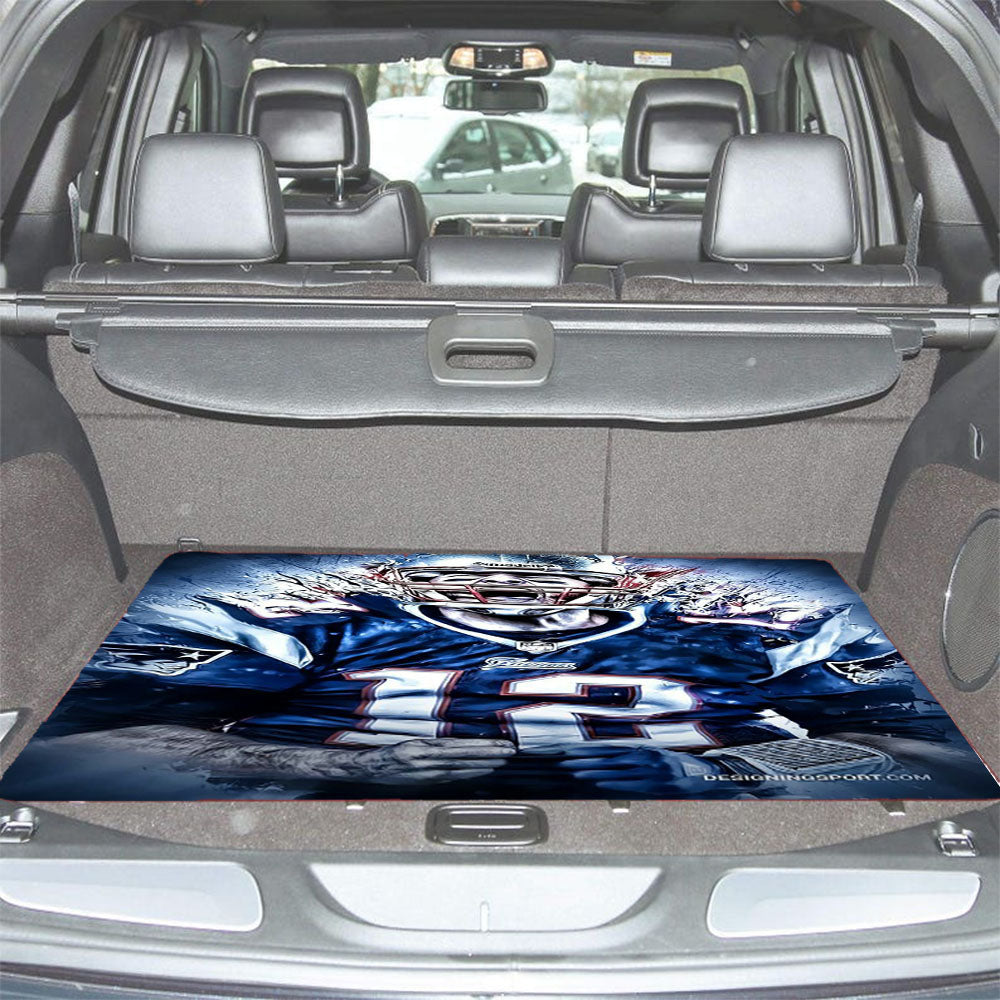 Football Nfl 12 Car Trunk Mat Non Slip
