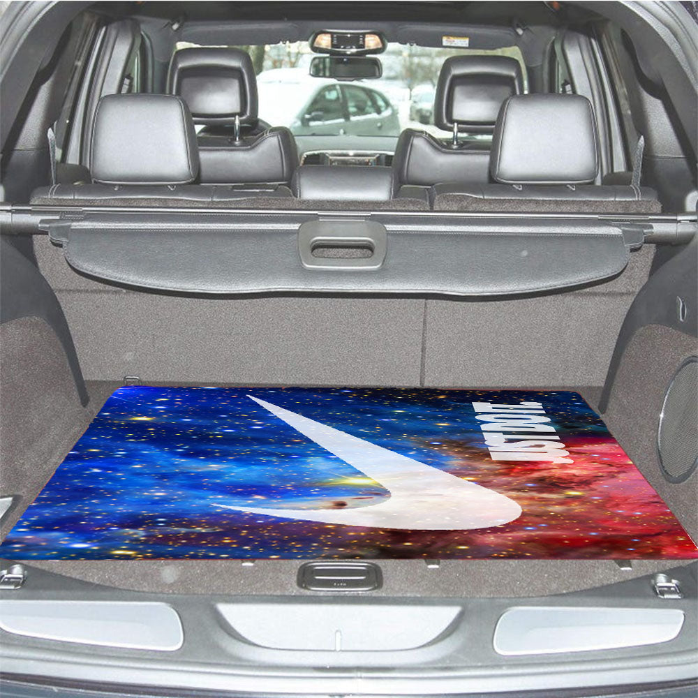 Galaxy Nebula Just Do It Car Trunk Mat Non Slip