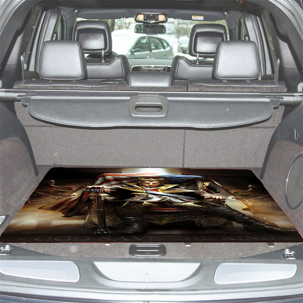George Washington With Eagle Car Trunk Mat Non Slip