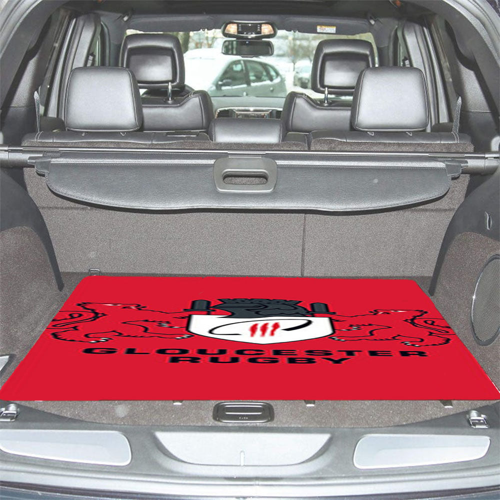 Gloucester Rugby Logo Red Car Trunk Mat Non Slip