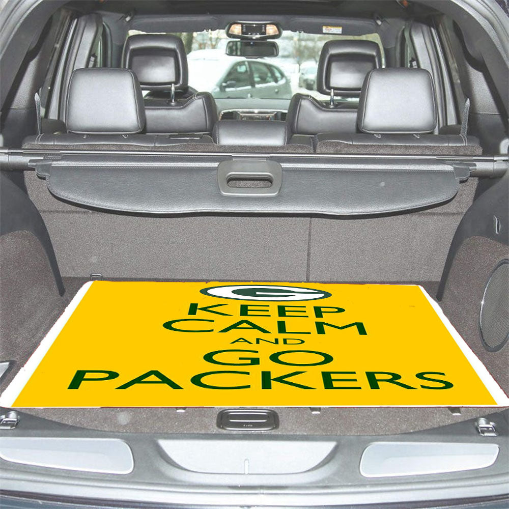 Go Packers Car Trunk Mat Non Slip