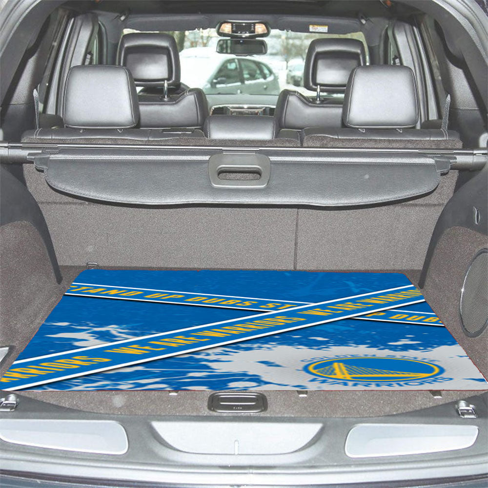 Golden State Warriors Dubs Car Trunk Mat Non Slip