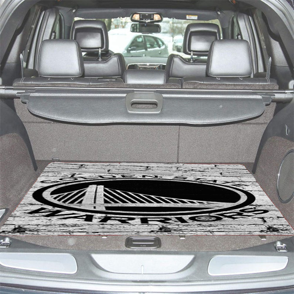 Golden State Warriors Logo Car Trunk Mat Non Slip