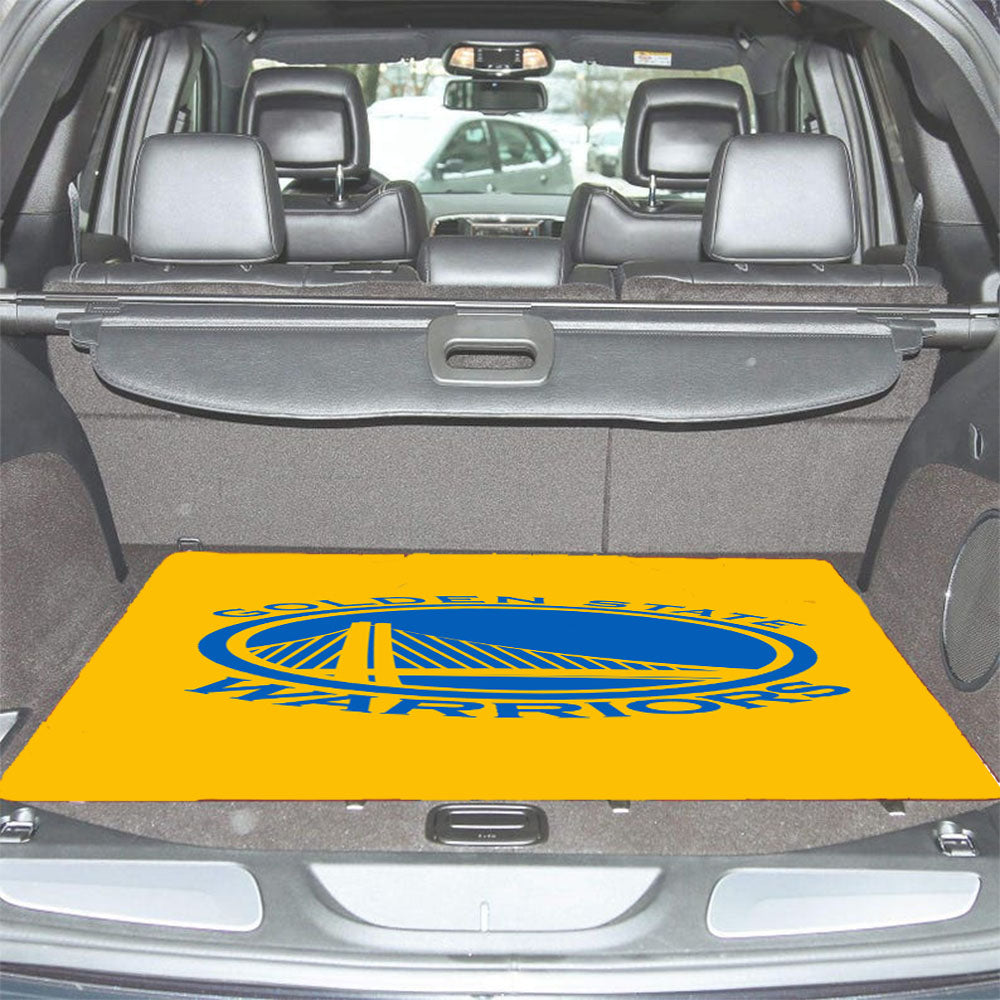 Golden State Warriors Yellow Car Trunk Mat Non Slip