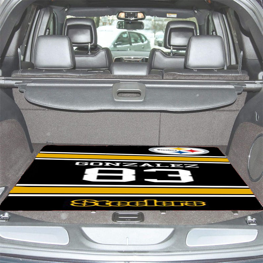 Gonzalez 83 Steelers Car Trunk Mat Non Slip