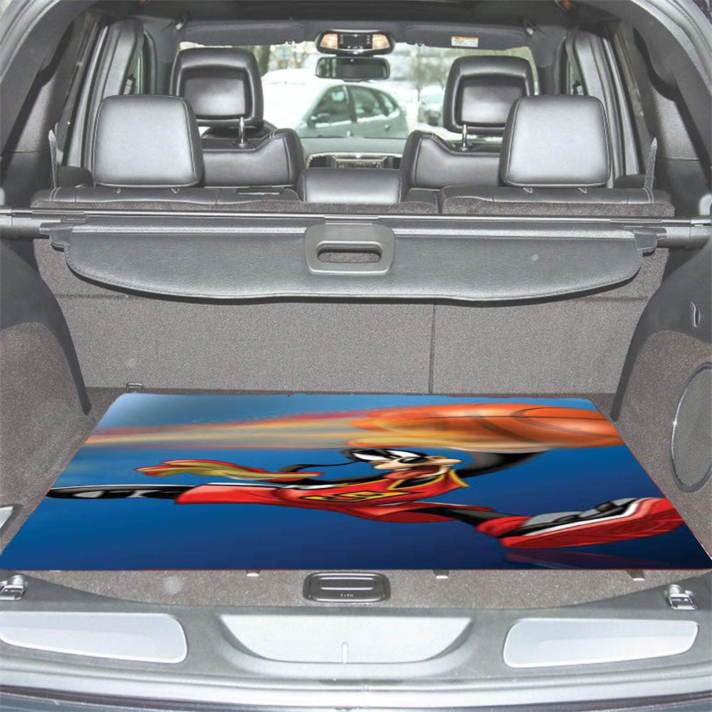 Goofy Basketball Car Trunk Mat Non Slip