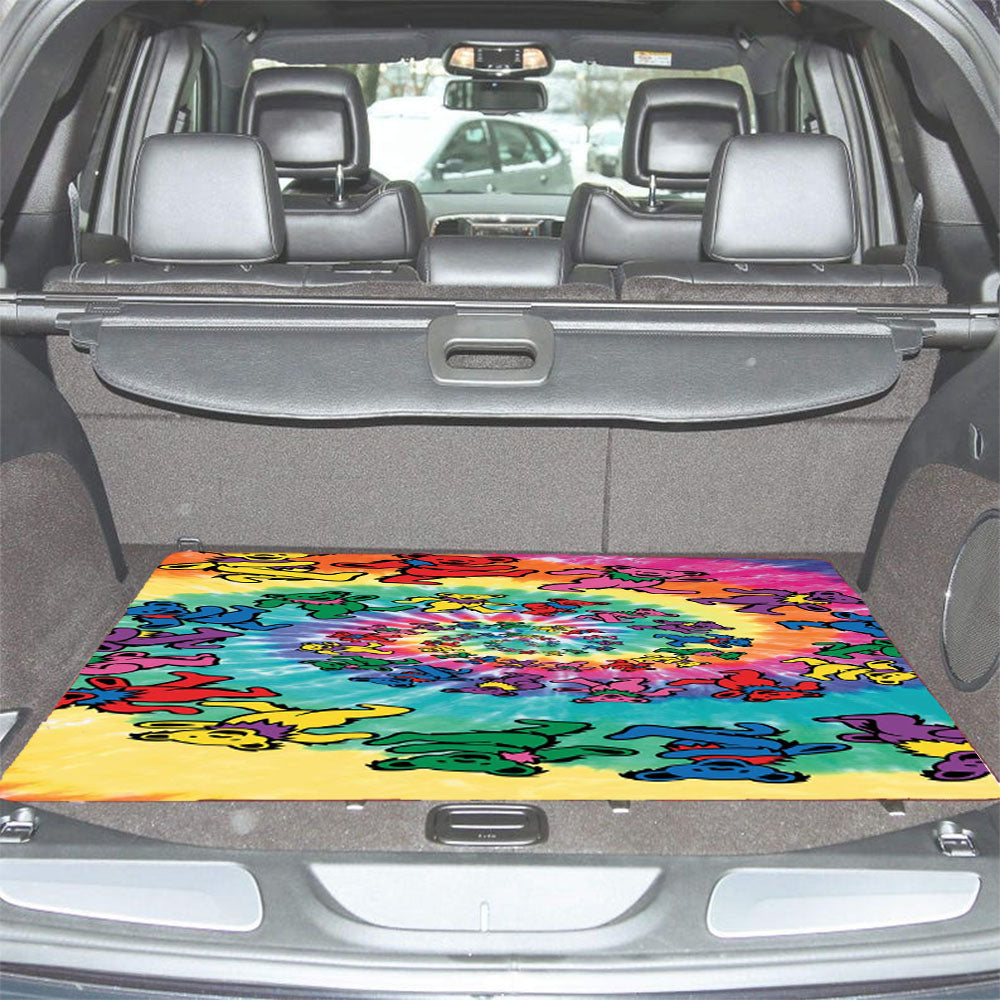 Grateful Dead Tapestry Tie Dye Car Trunk Mat Non Slip