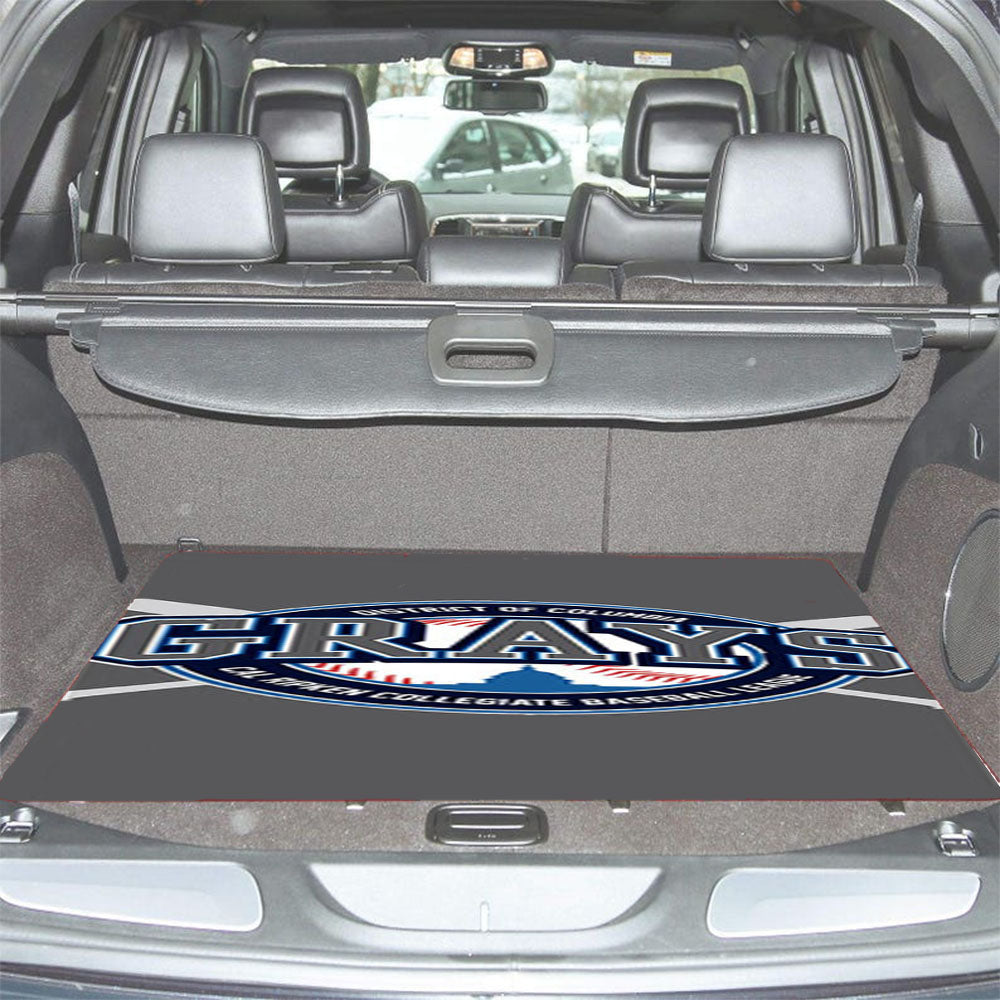 Grays Baseball Logo Gray Car Trunk Mat Non Slip