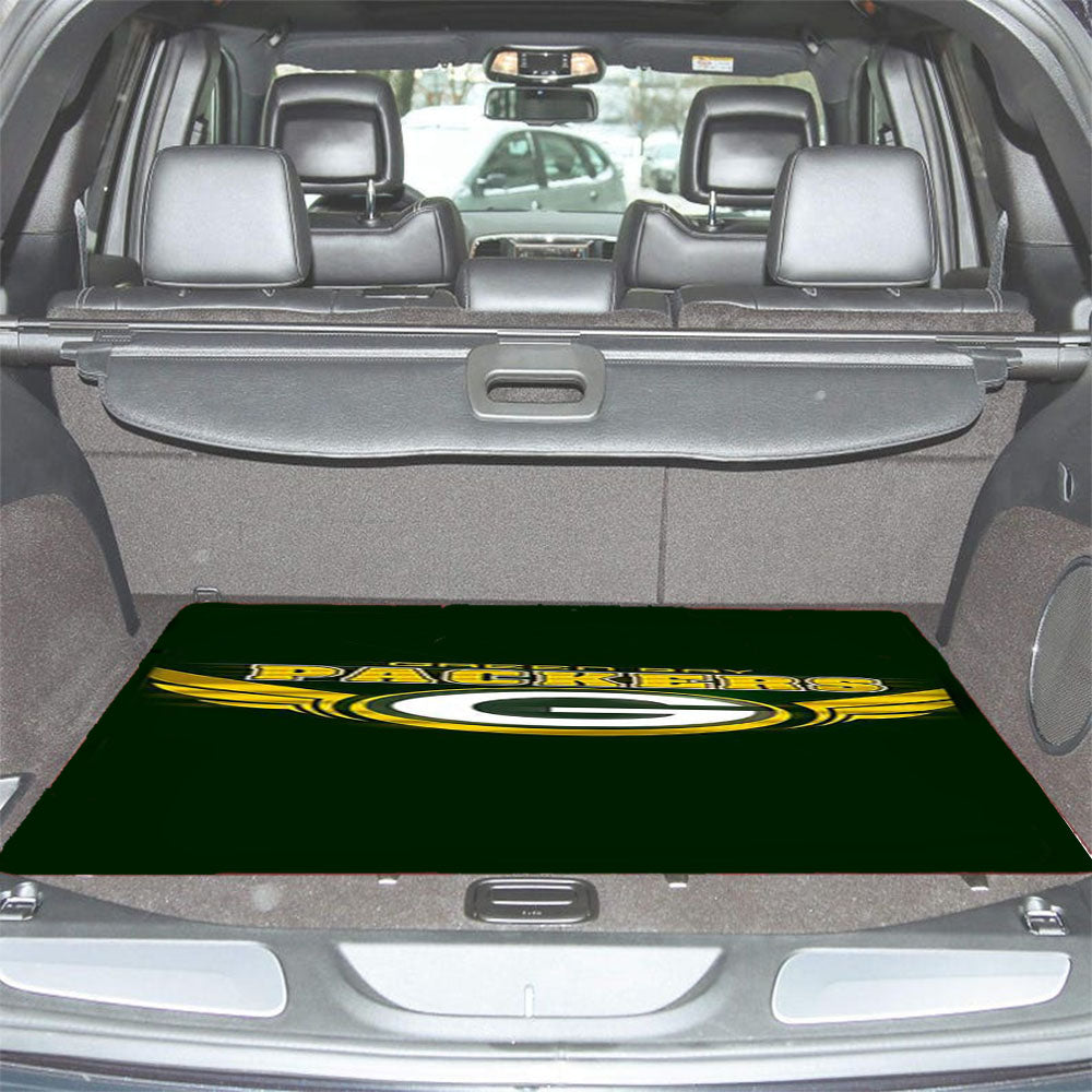 Green Bay Pakcers Logo Car Trunk Mat Non Slip