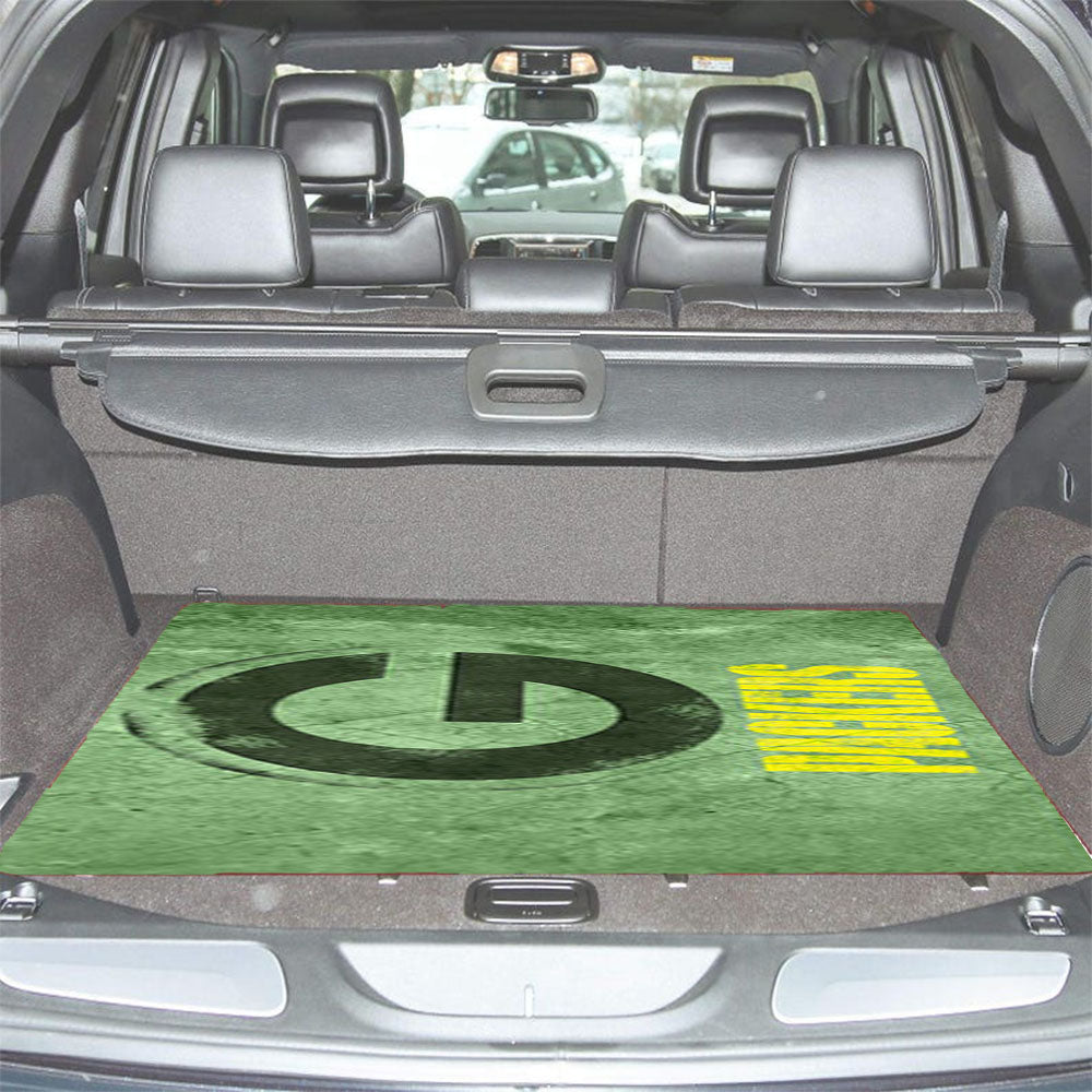 Green Packers Green Wall Landscape Car Trunk Mat Non Slip