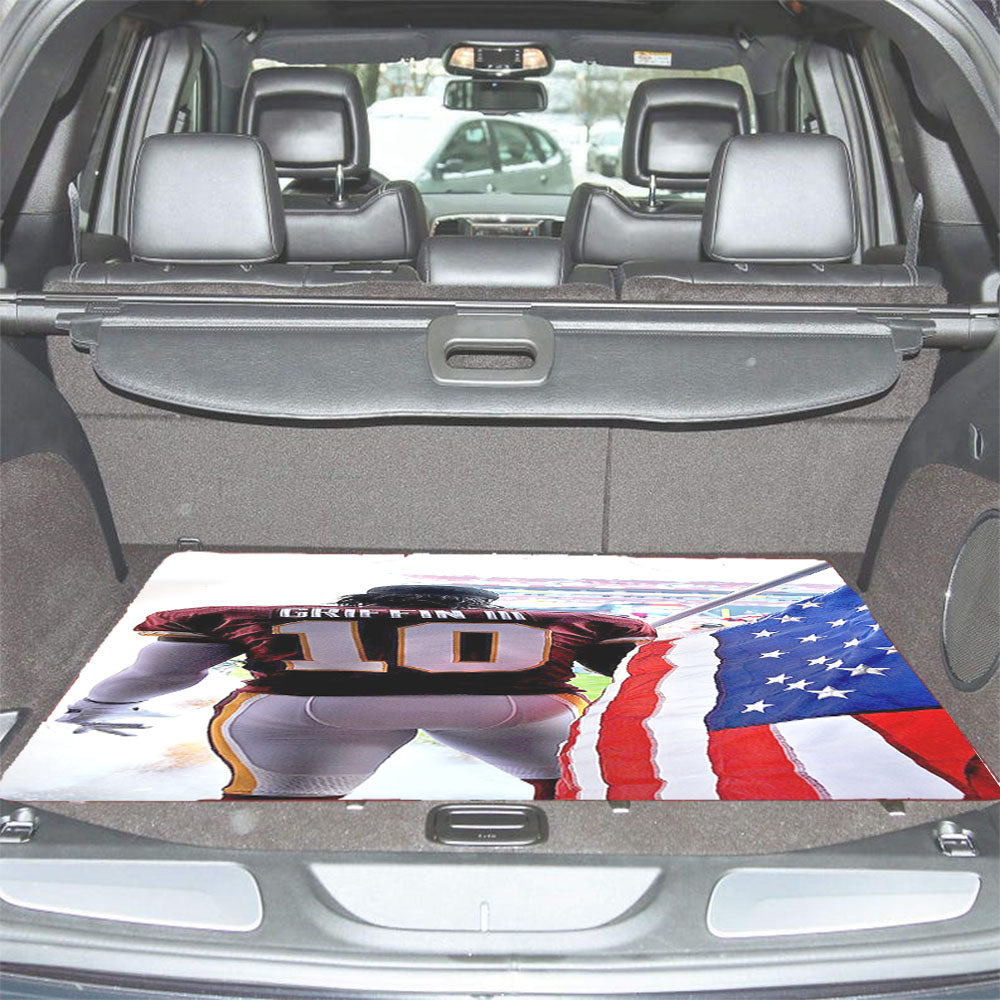 Griffin Iii Nfl Us Flag Car Trunk Mat Non Slip