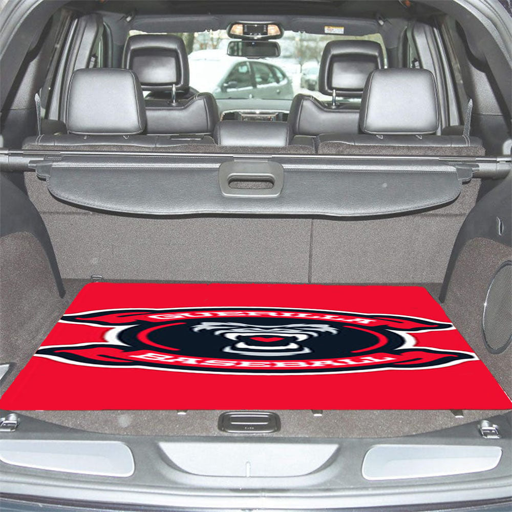Guerilla Baseball Team Logos Red Car Trunk Mat Non Slip