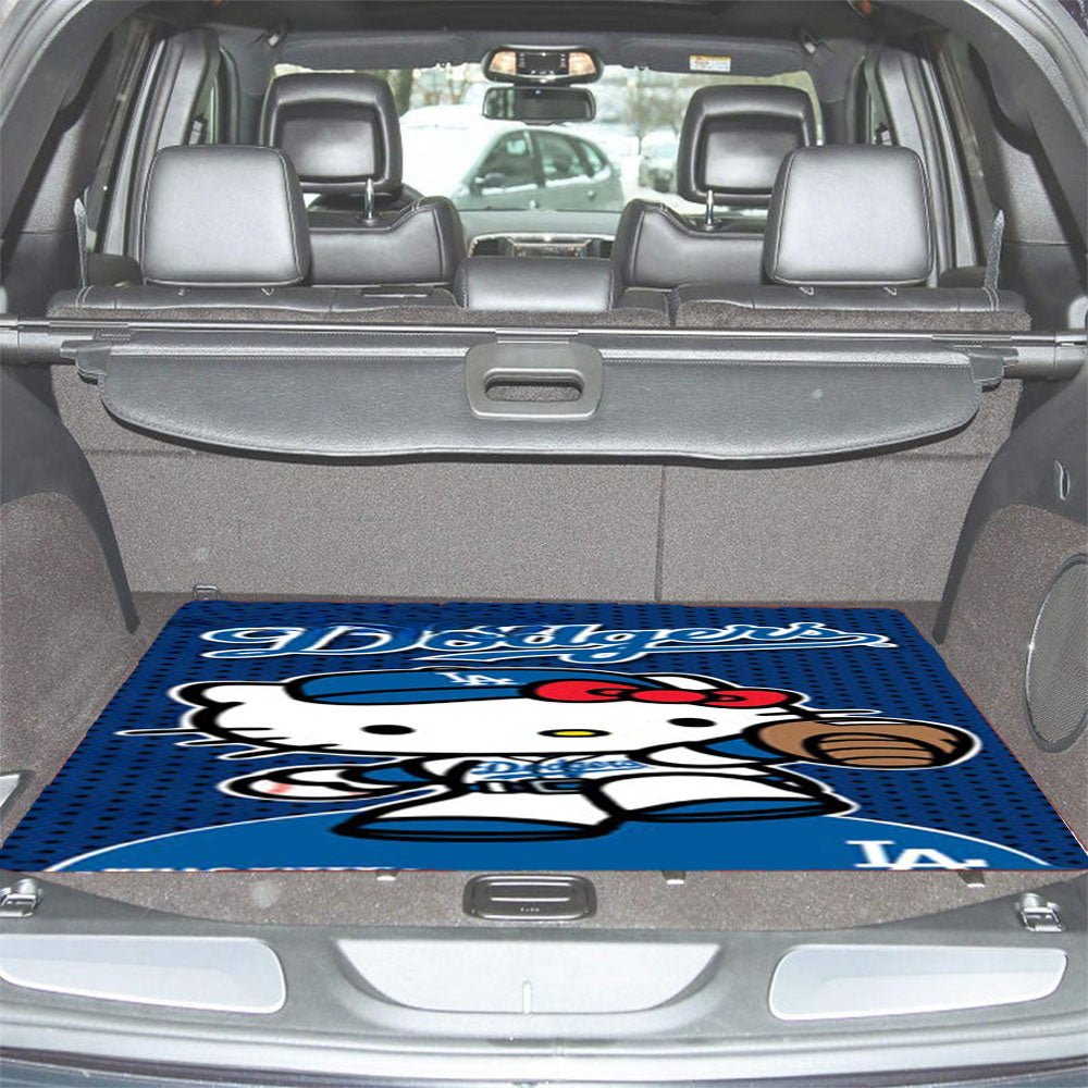 Hello Kitty La Dodgers Car Trunk Mat Non Slip