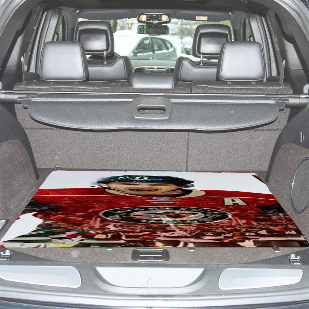 Hockey Blackhawks Chicago Car Trunk Mat Non Slip