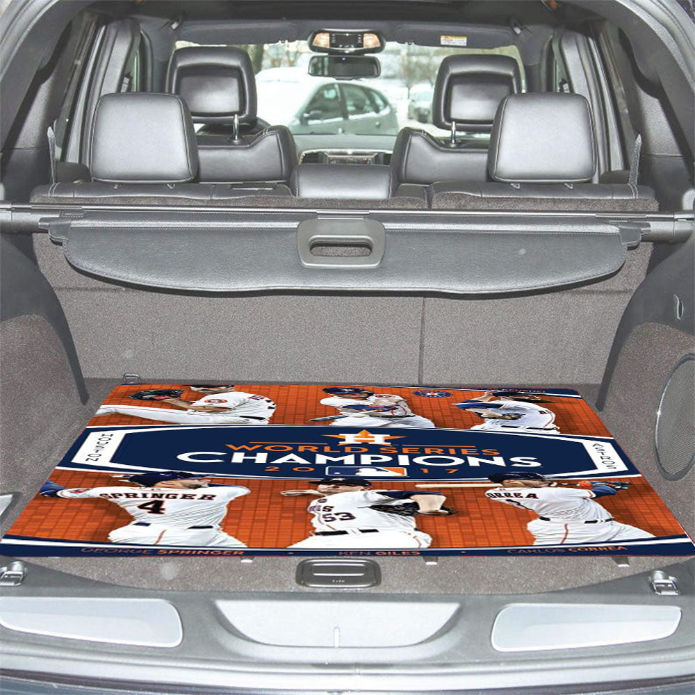 Houston Astros 2017 World Series Champions Car Trunk Mat Non Slip