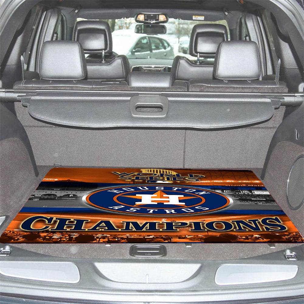 Houston Astros Champion World Series Car Trunk Mat Non Slip