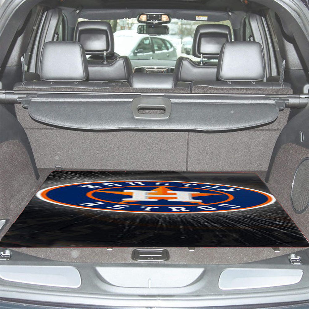 Houston Astros Mlb Sport Logo Car Trunk Mat Non Slip